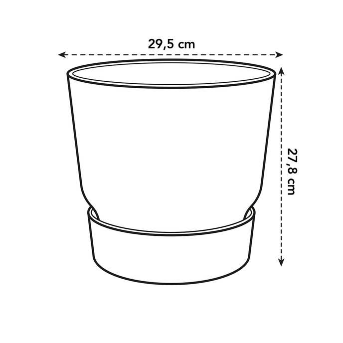 greenville rond 30cm living ciment